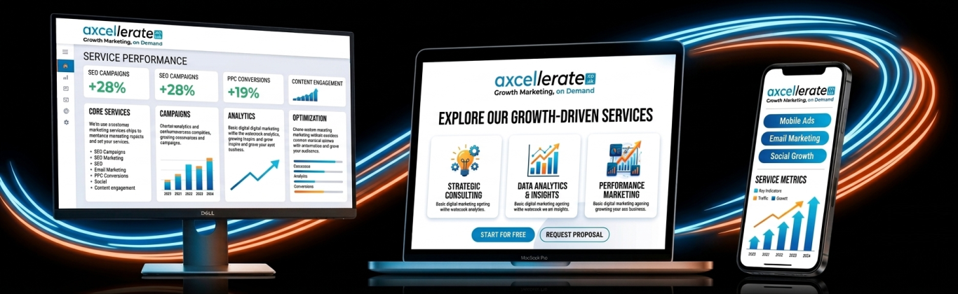 Axcellerate Marketing Laptop, PC and tablet